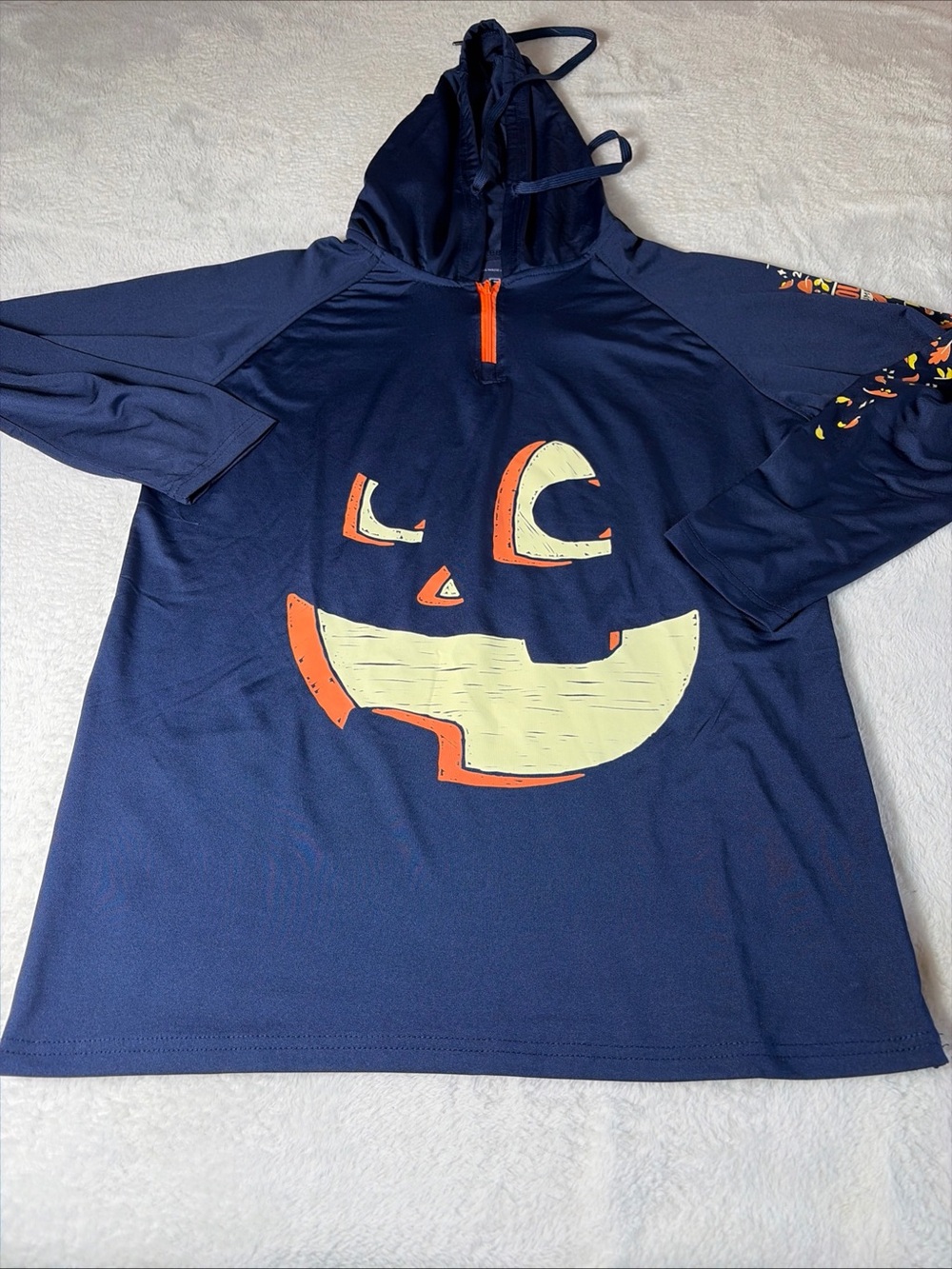 Sour Fish Great Pumpkin Run 2021 Halloween Running Hoodie Men's Size Medium